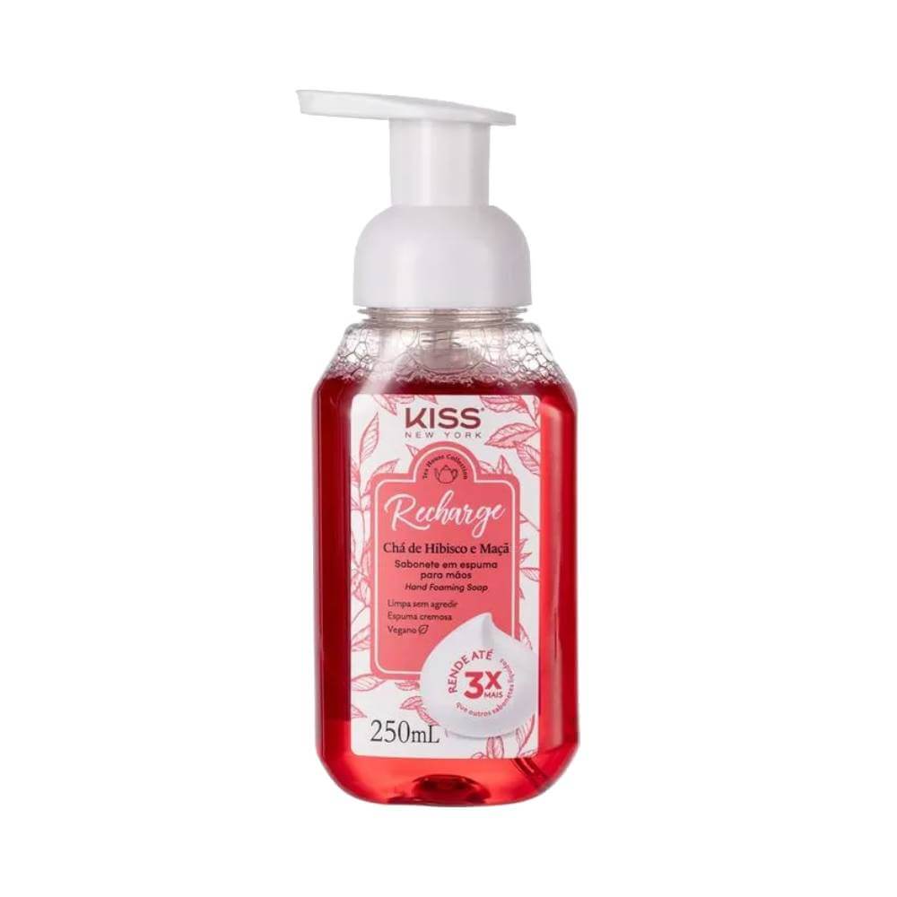 Sabonete Em Espuma Hibisco E Maçã Kiss New York 250ml