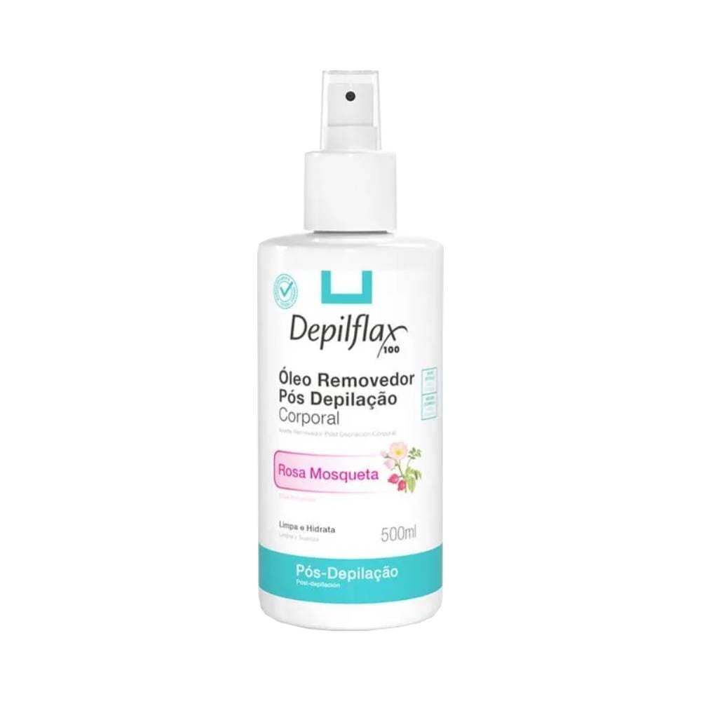 Óleo Pós Depilação Depilflax Corporal Rosa Mosqueta 500ml